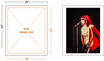 Size Guide: 16" x 20" Portrait